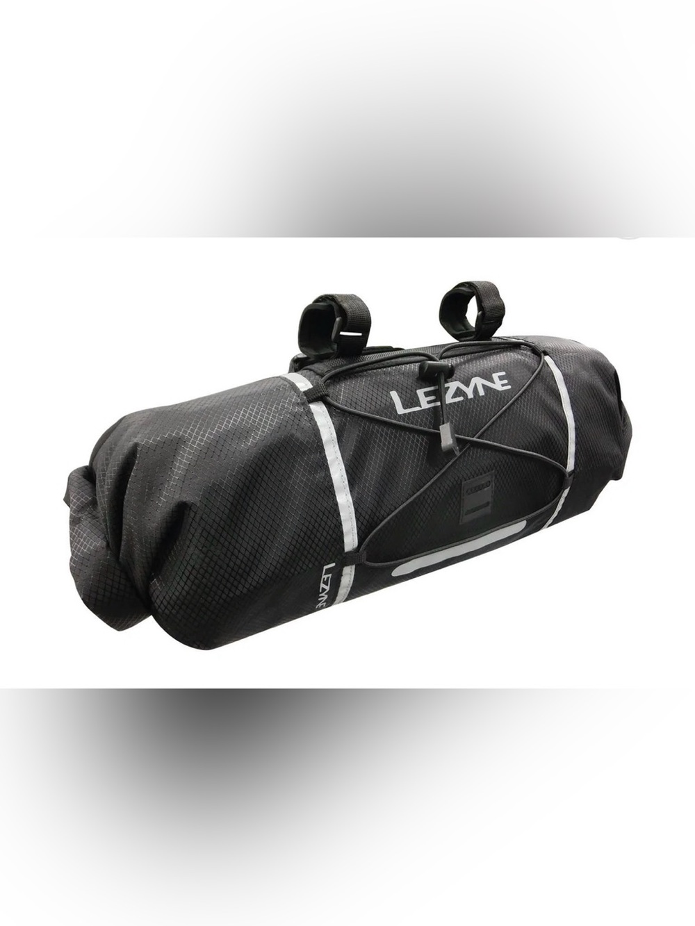 NWT Lezyne Black Bike Handlebar Bag, 7L Capacity